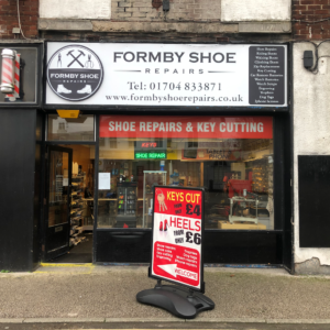 formby shoe repairs front shop